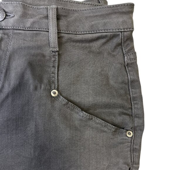 Helmut Lang Slouchy Skinny Pants Gray Cropped Women's sz 27 - Picture 8 of 16